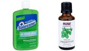 The best remedy for sunburn itching I found was peppermint oil and Solarcaine aloe vera gel.