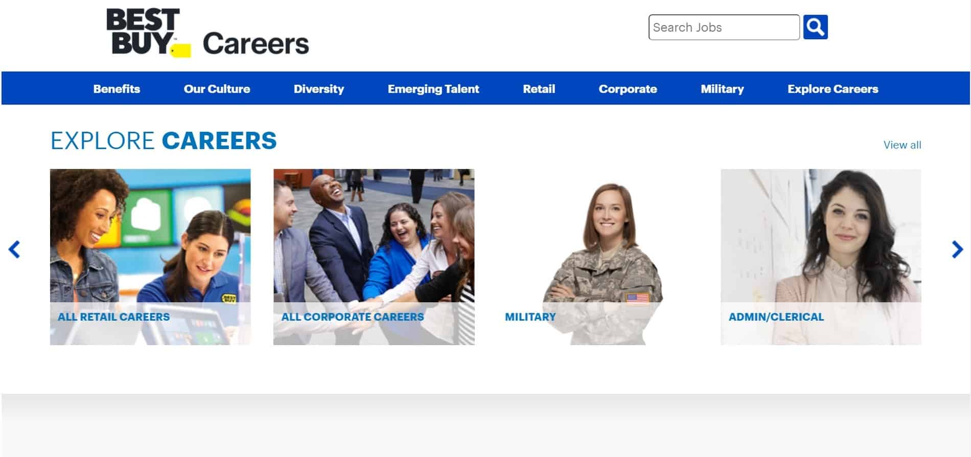 Before you submit your Best Buy application online, take a look at all the career areas to choose from.