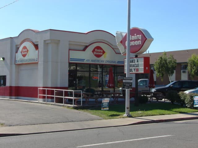 A Dairy Queen application for an hourly position can only filled out at the store.