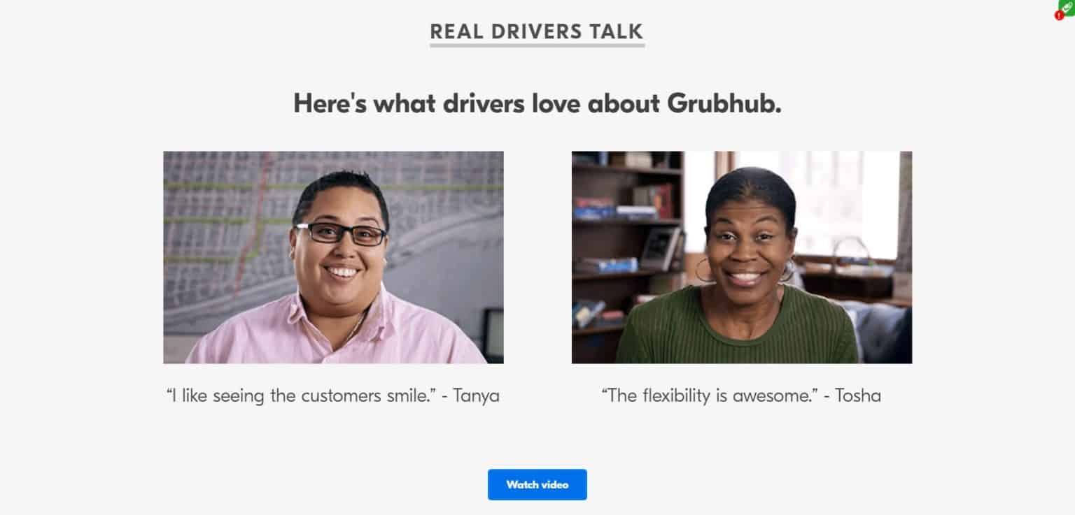 Grubhub Application Guide for Drivers