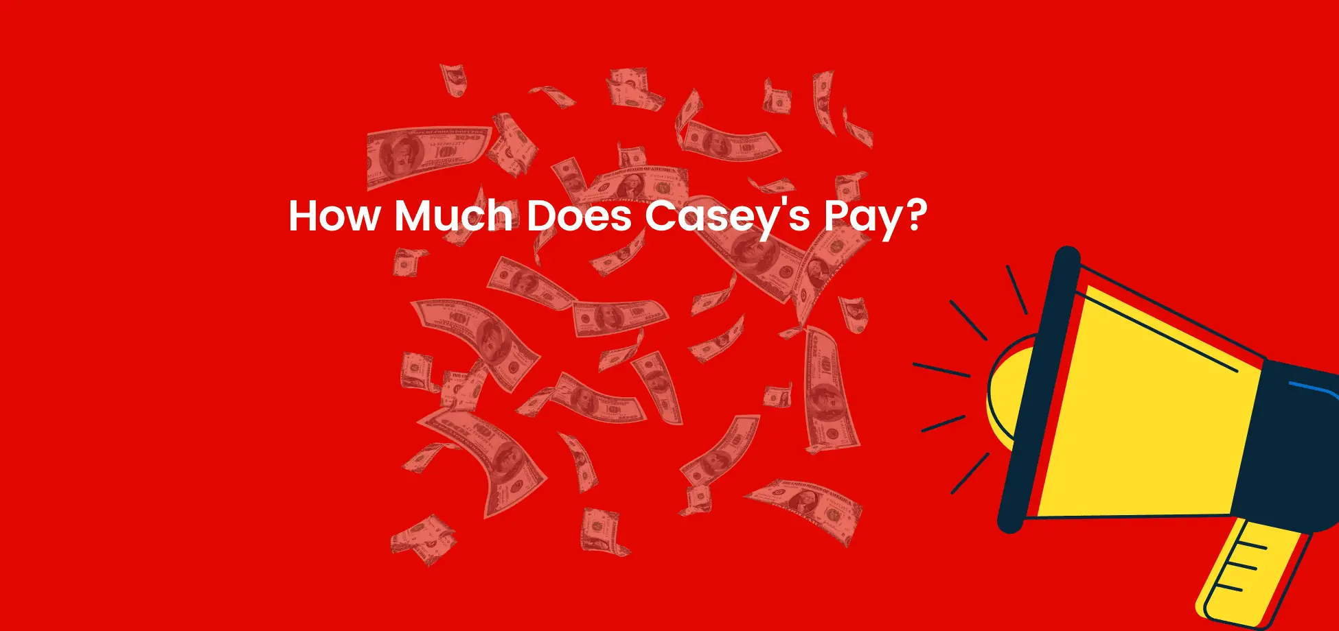 Casey's starting pay is fairly low but there are other things to consider while applying for this company.