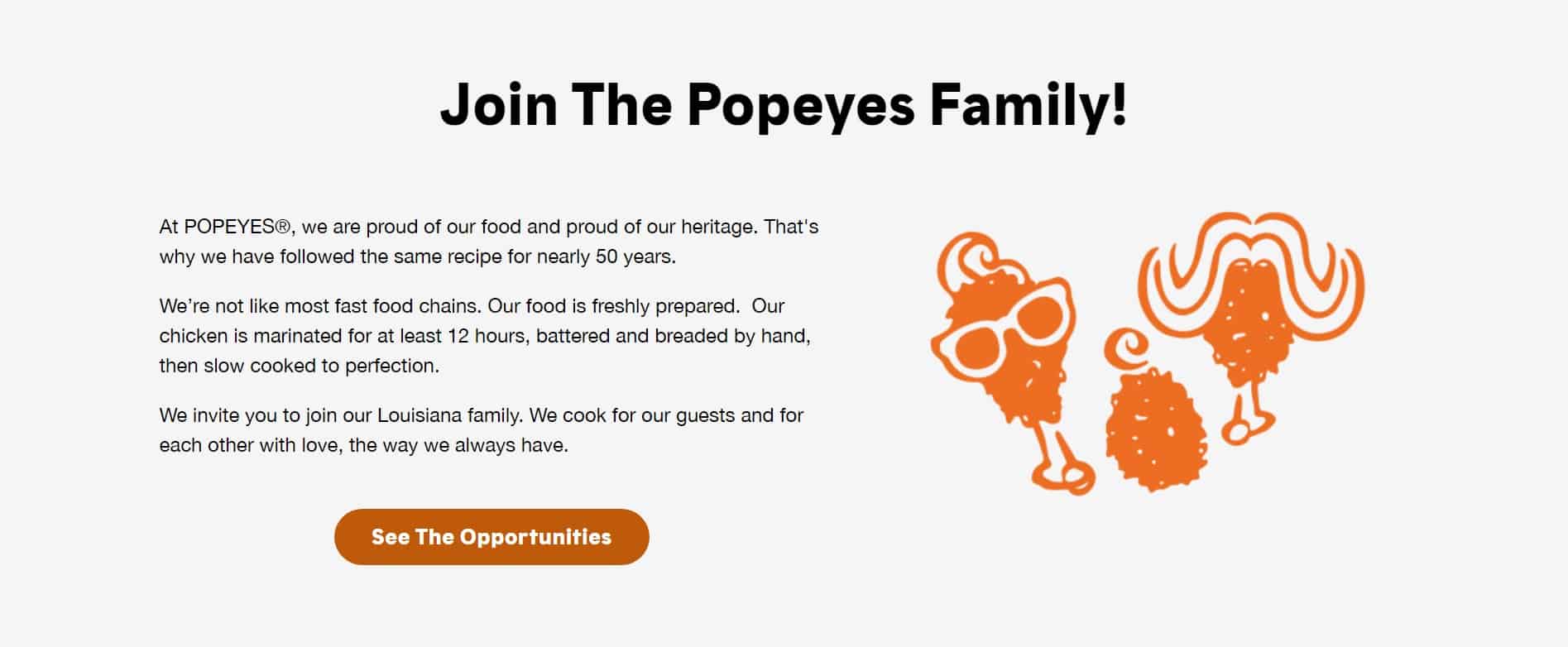 Here's how to apply at Popeyes.
