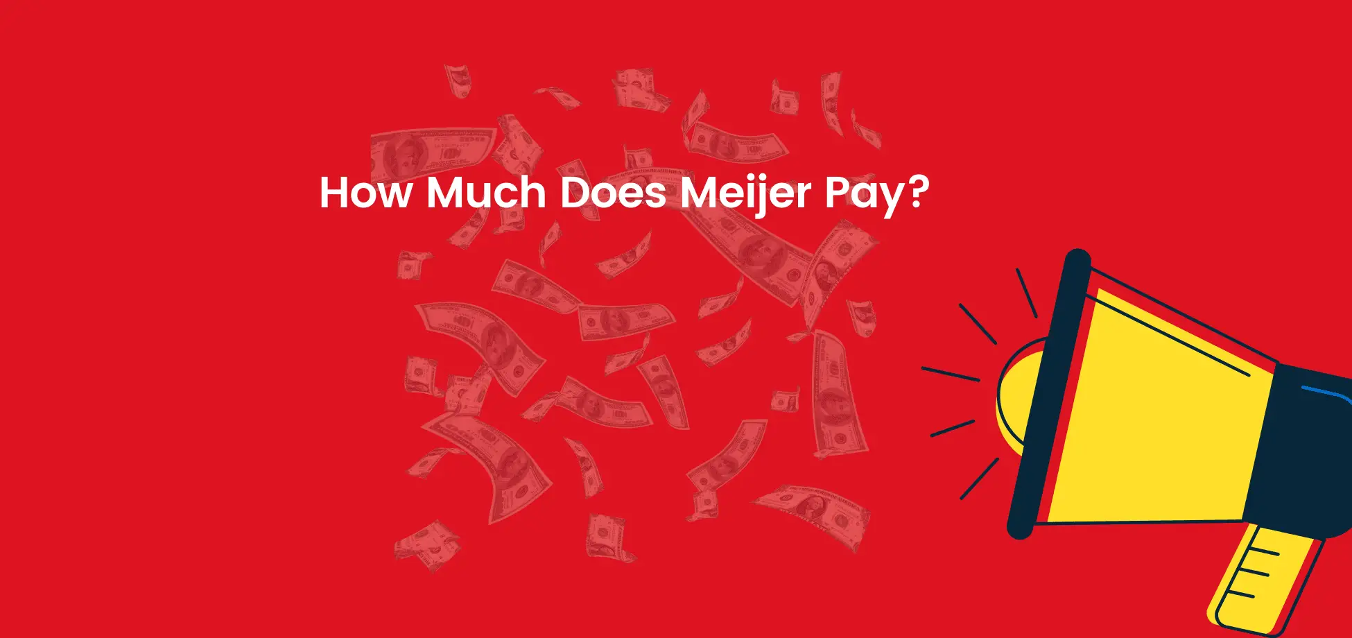 The Meijer starting pay is fairly average for these types of retail chains.