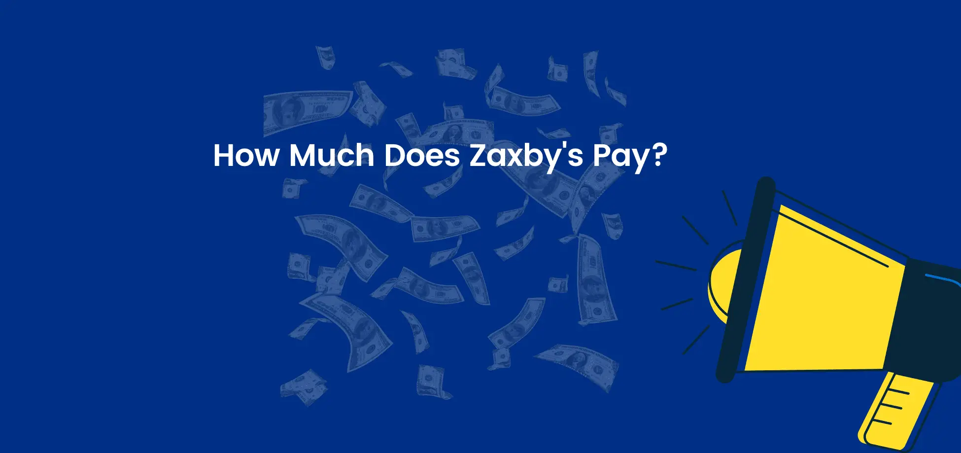 Here is Zaxby's starting pay, on average.