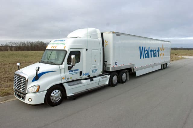 Walmart truck drivers can start to earn up to $110,000 a year.