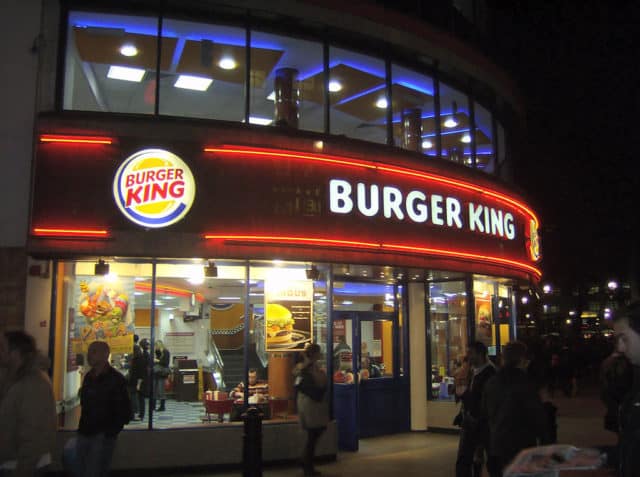 Ve la solicitud de empleo en Burger King.